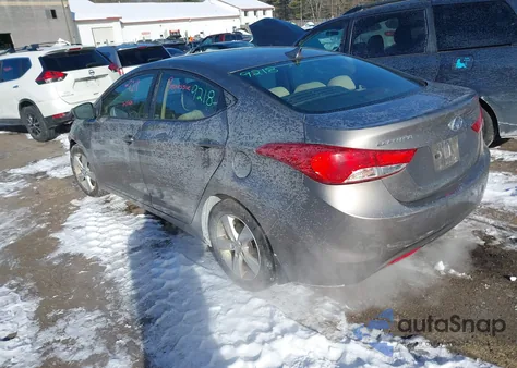 2013 Hyundai Elantra Gls из США, поврежденный, VIN 5NPDH4AE9DH345628